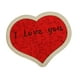 thumbnail image 2 of Rompecabezas En Forma De Corazón Para Niños Aprendizaje Sensorial DIY Rompecabezas De Madera Juguetes Decoración 12 Cm X 10 Cm Rojo, 2 of 5