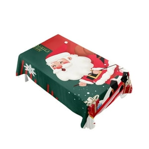 Genérico - Mantel De Navidad Fechas Navideñas 140X220Cm A07