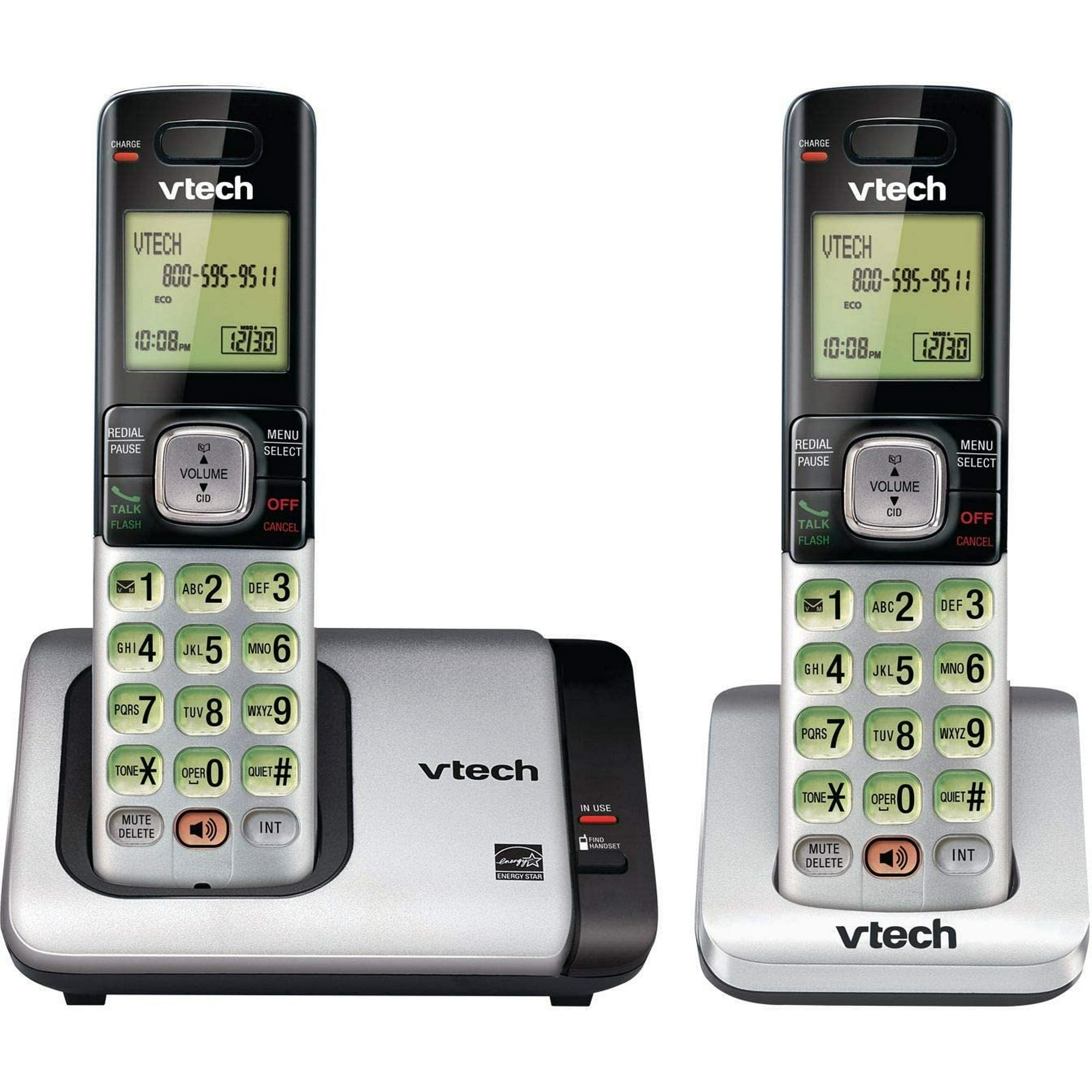 Teléfono Inalámbrico Vtech Cs6719-2 Con Identificador De Llamadas