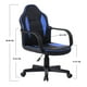 thumbnail image 3 of Silla Gamer Racer Ergonómica Escritorio Azul 63x56x97 cm, 3 of 6