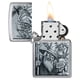 thumbnail image 3 of Mechero de bolsillo Zippo, diseño de seres místicos, cromo cepillado, 3 of 6