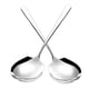thumbnail image 1 of Xiao Hua Juego de Utensilios de Cocina de Acero Inoxidable de 2 Piezas, Cuchara Compartida para Mesa de Comedor 3, Cuchara de Comedor de Autoservicio Cuchara de Comedor de Cafetería, 8.45 X 2.36, 1 of 4