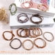 thumbnail image 5 of 20 gomas para el pelo estilo bohemio para mujer, 5 estilos, bonitas pulseras para cabello grueso o cola de caballo, 10 colores que no dañan el cabello., 5 of 7