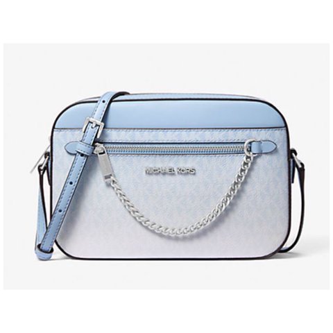 Bolso Crossbody Michael Kors Jet Set Grande Light Sky