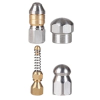 Ioensy - Boquilla De Chorro De Alcantarillado Para Lavadora A Presión, Boquilla De Manguera De Drenaje Para Fregadero De Suelo, 4 Uds.