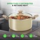 thumbnail image 4 of Juego de utensilios de cocina y utensilios para hornear Nutrichef Marble, antiadherente, 54 piezas, 4 of 7