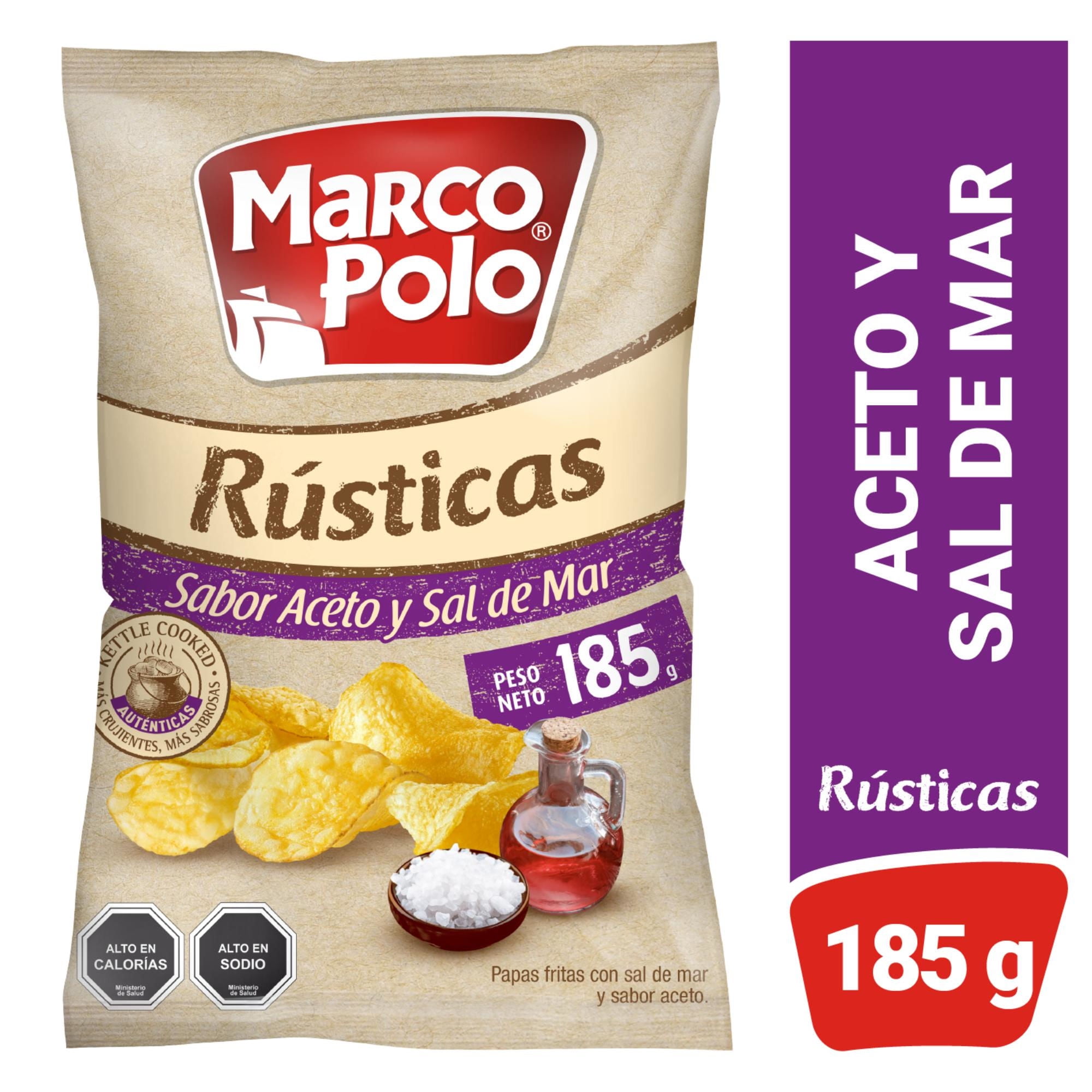 Papas Fritas Rústicas Aceto 185 g Marco Polo