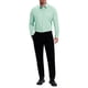 thumbnail image 2 of INSPIRE CHIC Camisas de Vestir Formales de Color Sólido con Cuello de Punta y Manga Larga para Hombre Verde 3XL, 2 of 5