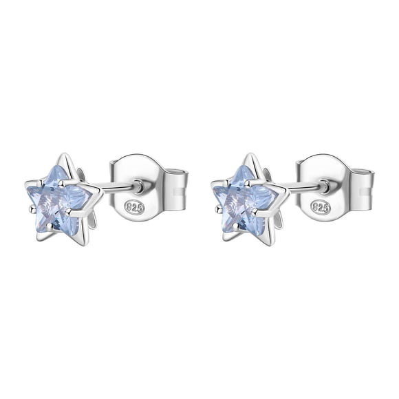 Aros Fcl44 Celeste Mujer