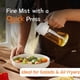 thumbnail image 2 of Pulverizador de aceite TrendPlain de cristal de 470 ml para cocinar, color blanco y verde, 2 of 7