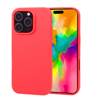 Joigo - Carcasa Para Iphone 16 Pro Max Goma Rojo
