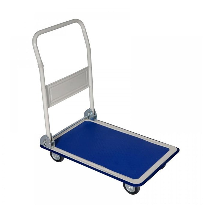 Imahe - Carro Plataforma Plegable Azul