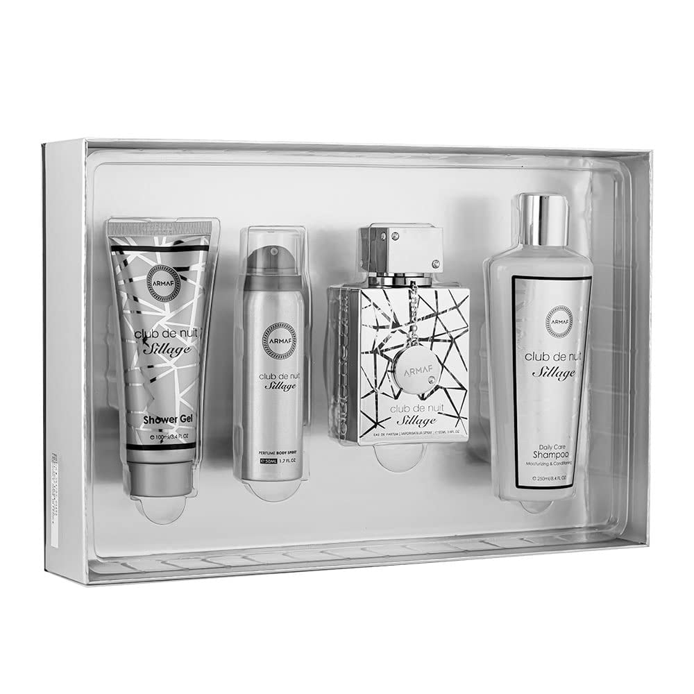 Set De Perfumes Armaf Club De Nuit Sillage Para Hombre 4 Piezas