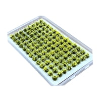 Bothyi - Modelo De Racimo De Flores En Miniatura De Bricolaje Artificial Para Decoración Amarillo Claro