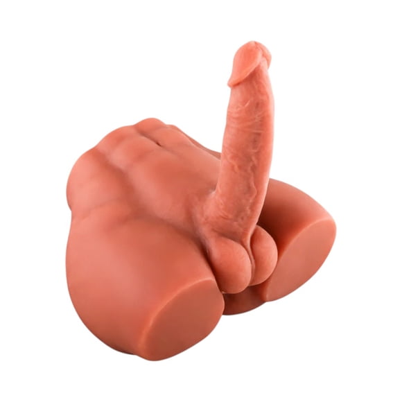 Ano Masturbador Realista con Dildo 17 cm Joy Mulato