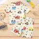 thumbnail image 5 of Pijamas de verano para niños y niñas, de manga corta, con estampados de dibujos animados, para dormir (beige-A, 6-9 meses), 5 of 7