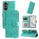 thumbnail image 4 of Funda tipo cartera FOXDOCK para Huawei Nova 10 Pro , diseño girasol en relieve, cuero PU, cierre magnético, soporte y tarjetero, 4 of 5