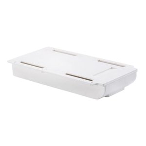 Magideal - Organizador De Almacenamiento Debajo Del Cajón Del Escritorio Cajón De La Bandeja De Almacenamiento Debajo Del Escritorio Cajones Para Lápices Debajo Blanco
