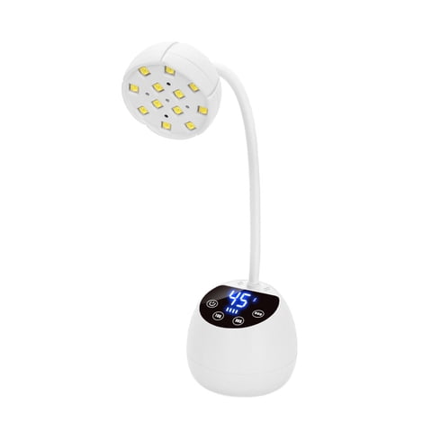 Xusx111 - Lámpara De Uñas Led Uv Mini Luz Uv Inalámbrica Para Uñas De Gel,Luz De Curación Flash De Manos Portátiles Libres,Secadores De Uñas Recargables Usb Con Sensor Y 3 Temporizadores,Lámpara De Ma
