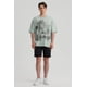 thumbnail image 2 of Polera Hombre Print Oversize Verde - ll, 2 of 4