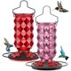 thumbnail image 1 of Comedero para colibríes Grete Gotye pack de 2 750 ml rojo/rosa, 1 of 6