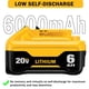 thumbnail image 4 of Batería de larga duración de 20 V, 6 Ah, para Dewalt DCB206 DCB204 DCB203 DCB208, 4 of 7