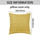 thumbnail image 5 of REGALWOVEN Juego de 2 fundas de cojín decorativas con patrón de corazón moderno para sofá amarillo 18' x 18', 5 of 6