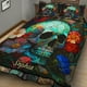 thumbnail image 2 of Calavera Floral - Juego de edredón calavera personalizado, 2 of 3