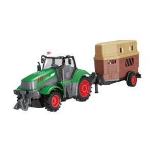 Magideal - Juguete Para Camión Tractor Agrícola, Vehículo Agrícola Impulsado Por Fricción, Juguete Para Camión De Construcción Para Niños De 3 Años En Adelante, Camión De Ganado