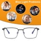 thumbnail image 5 of Gafas retro de moda que bloquean la luz azul para pantallas y resisten la fatiga ocular., 5 of 5