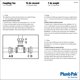 thumbnail image 3 of Drain Coupling Tee Plumb Pak PP55-6W, junta deslizante de 1.5 pulgadas, blanca, 3 of 3