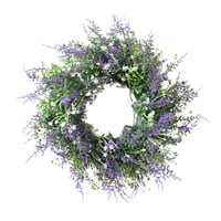 Magideal - De Flores Falsas De De Lavanda Para Ventana De Pared De Puerta Delantera De 11.8 Pulgadas Para Interior Y Exterior, De Lavanda