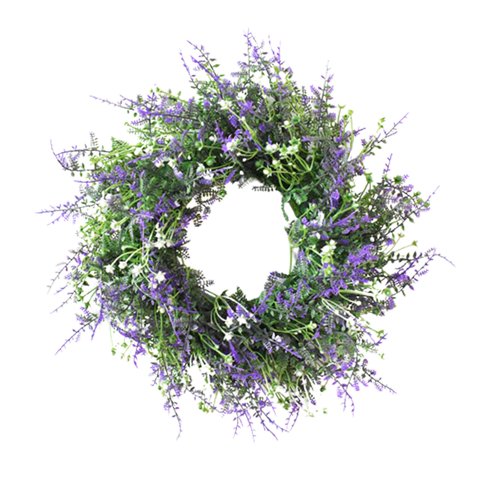 Magideal - De Flores Falsas De De Lavanda Para Ventana De Pared De Puerta Delantera De 11.8 Pulgadas Para Interior Y Exterior, De Lavanda