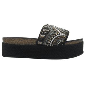 Sandalia De Mujer De Color Negro Casual Chalada Stork-11