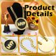 thumbnail image 2 of Tondiamo Sports MVP Turnover Chain Medal 6 Big Gold Award, 2 of 3