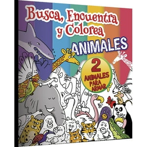 Zig-Zag - Libro Busca Encuentra Y Colorea Animales / Incluye Dos Armables, 24 Páginas De 23 X 24 Cm. Tapa De Cartulina. Rústica.
