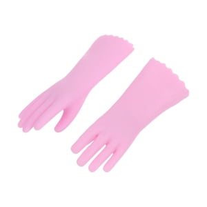 Bothyi - Guantes Para Casa De Muñecas, 3,5 Cm, 1:12, Para Escenas En Miniatura, Micropaisajes, Proyectos De Bricolaje, Color Rosa