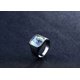 thumbnail image 2 of Anillo de Titanio Hombre Caballeros Cuadrado Moda 2021, 2 of 3