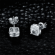 thumbnail image 2 of Aros Topacio Plata Fina 925 Mujer Elegante Azul, 2 of 3
