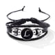 thumbnail image 1 of Stackable PU Leather Chain Bracelet - 26 English Letter Pattern - Perfect Birthday Gift for Personality Lovers!, 1 of 5
