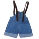 thumbnail image 1 of 1/4 BJD Doll Outfit Doll Suspender Pantalones Pantalones Accesorios Azul oscuro, 1 of 3