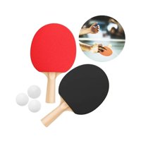 Total E-Commerce - Juguete Pack 2 Paletas De Ping Pong Con 3 Pelotas Infantil