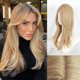 thumbnail image 1 of suxuMhao Peluca, Pieza de Repuesto para Cabello Rubio Mixto, Peluca Sintética Lisa de 20 IN, Peluca con Diadema de Aspecto Natural con Clip Seguro, 1 Pieza de Pelucas Superiores para Dar Volumen Al, 1 of 1