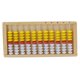 thumbnail image 2 of Abacus Math Toy Para Ni?os Ni?os Contando Abacus Madera Amarillo Rojo Blanco, 2 of 5