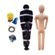 thumbnail image 1 of Decoración De Halloween, Cadáver Falso Aterrador Para Fiestas, Decoraciones Colgantes, Bolsa Negra De Cuerda Marrón, 1 of 5