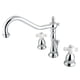 thumbnail image 1 of Grifo de baño Kingston Brass KS1991PX de 8 a 16 pulgadas, instalación extendida, 1 of 2