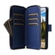 thumbnail image 3 of Funda Cartera con Cremallera y Correa para Samsung Galaxy S26 Plus 5G Soporte y Tarjetero Azul, 3 of 6