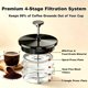thumbnail image 3 of Prensa Francesa de Vidrio QUQIYSO 1500 ml, 3 of 7