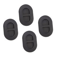 Ioensy - Tapones De Drenaje Para Bandeja De Piso De 4 Piezas, Reemplazo Negro Para Jeep Wrangler Jl 2018+