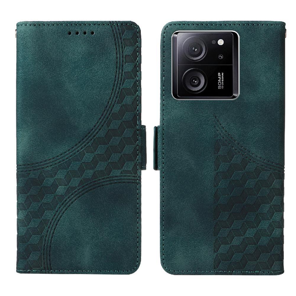 Carcasa Foxdock Xiaomi 13T Pro De Cuero Pu, Diseño Acolchado Clásico, Protección Contra Caídas Y Rayones